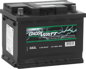 Аккумулятор Gigawatt 6 CT-60-L 0185756027