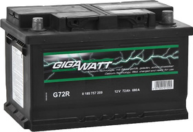 Акумулятор Gigawatt 6 CT-72-R 0185757209