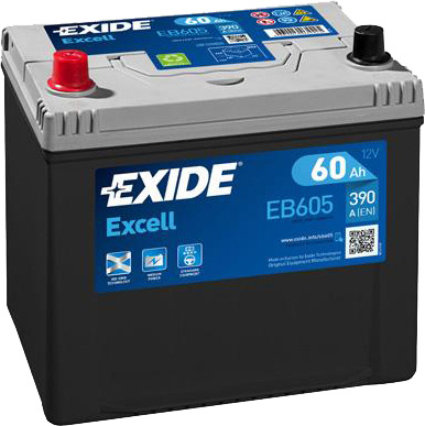 

Аккумулятор Exide 6 CT-60-L Excell EB605
