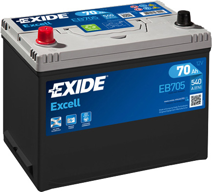 

Аккумулятор Exide 6 CT-70-L Excell EB705