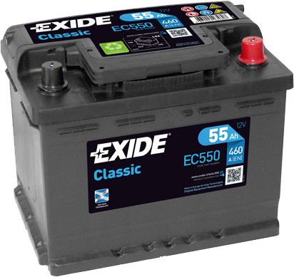 

Аккумулятор Exide 6 CT-55-R Classic EC550