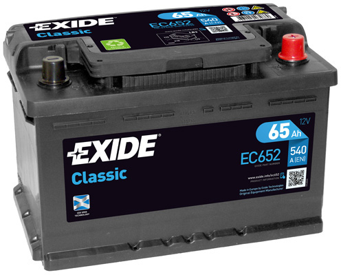 

Аккумулятор Exide 6 CT-65-R Classic EC652