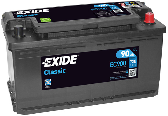 

Аккумулятор Exide 6 CT-90-R Classic EC900