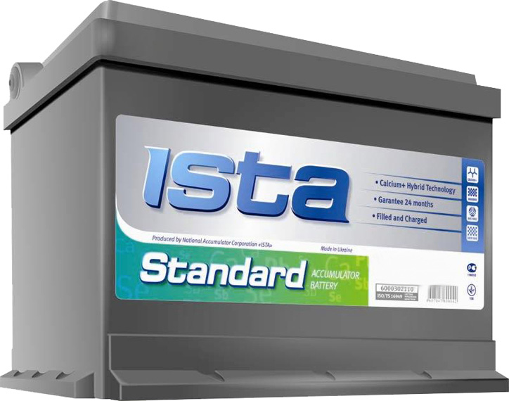 

Аккумулятор Ista 6 CT-100-R Standard 6000404