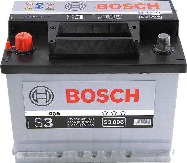 

Аккумулятор Bosch 6 CT-56-L S3 0092S30060