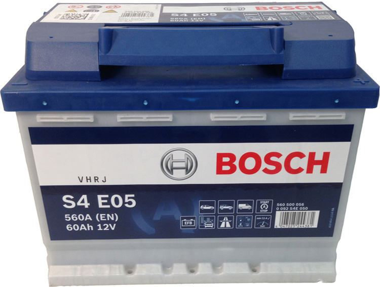 

Аккумулятор Bosch 6 CT-60-R S4 EFB 0092S4E050