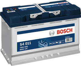 Акумулятор Bosch 6 CT-80-R S4 Silver 0092S40110