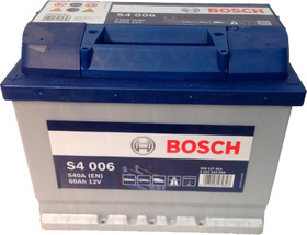 Акумулятор Bosch 6 CT-60-L S4 Silver 0092S40060