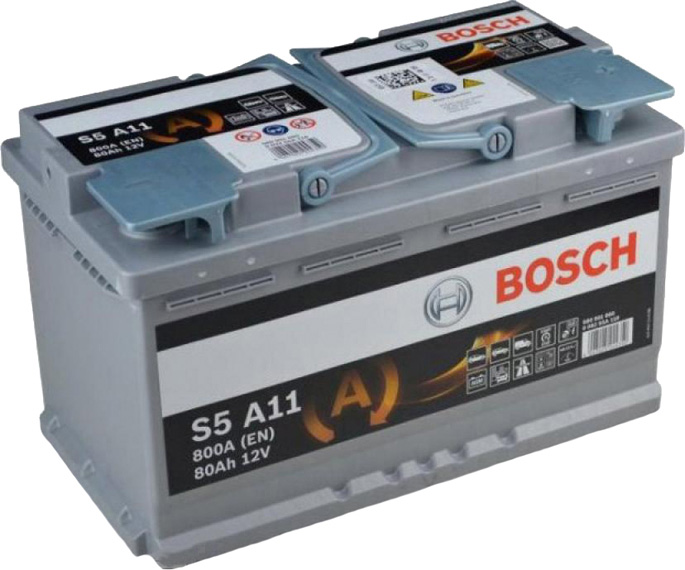 

Аккумулятор Bosch 6 CT-80-R S5 AGM 0092S5A110