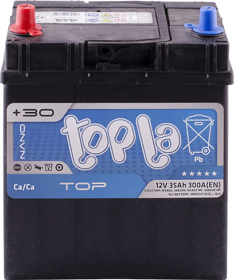 

Аккумулятор Topla 6 CT-35-L Top JIS 118935
