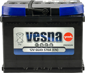 Аккумулятор Vesna 6 CT-66-R Premium 235066