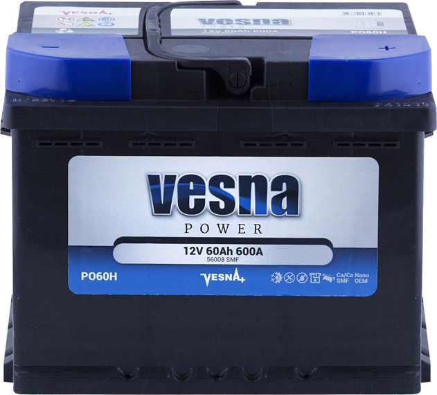 

Аккумулятор Vesna 6 CT-60-R Power 415262