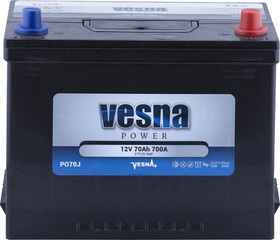 Аккумулятор Vesna 6 CT-70-R Power JIS 415270