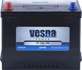 Аккумулятор Vesna 6 CT-70-L Power JIS 415370