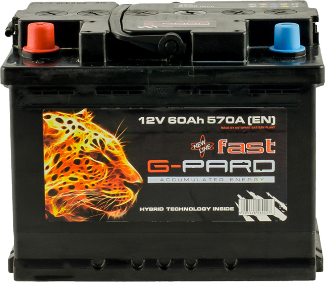 

Аккумулятор G-Pard 6 CT-60-L Fast TRC060F01