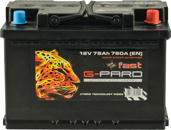 

Аккумулятор G-Pard 6 CT-78-R Fast TRC078F00