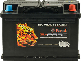 Аккумулятор G-Pard 6 CT-78-R Fast TRC078F00