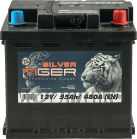 Аккумулятор Tiger 6 CT-55-R Silver AFS055S00