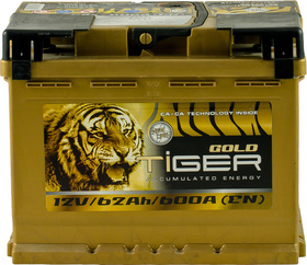 Аккумулятор Tiger 6 CT-62-R Gold AFS062G00