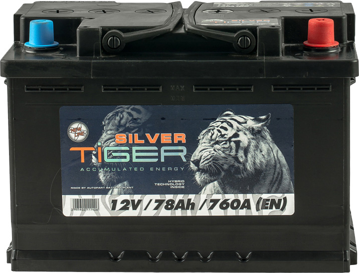 

Аккумулятор Tiger 6 CT-78-R Silver AFS078S00