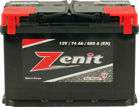 Акумулятор Zenit 6 CT-74-R WPR07400