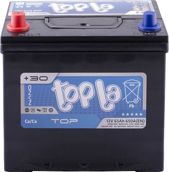 

Аккумулятор Topla 6 CT-65-L Top JIS 118765