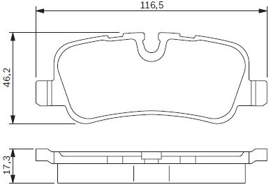 

Bosch 0986494148 Тормозные колодки