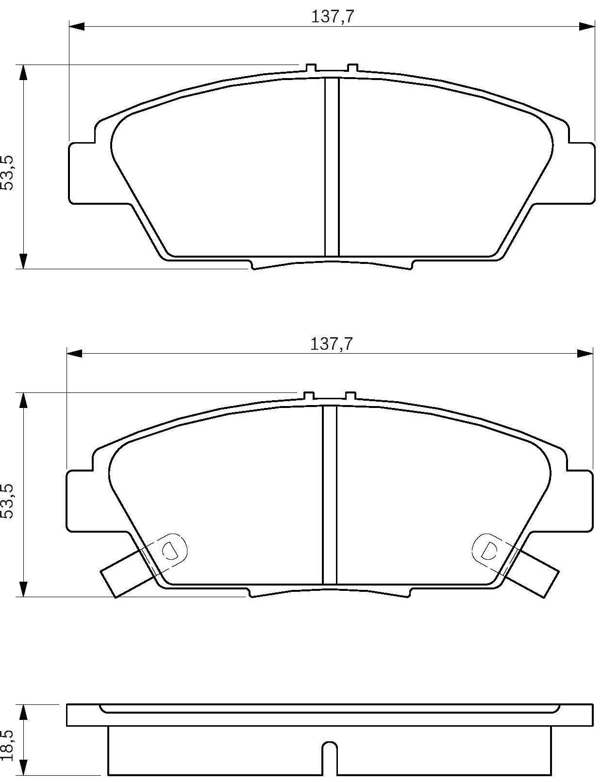 

Bosch 0986424289 Тормозные колодки