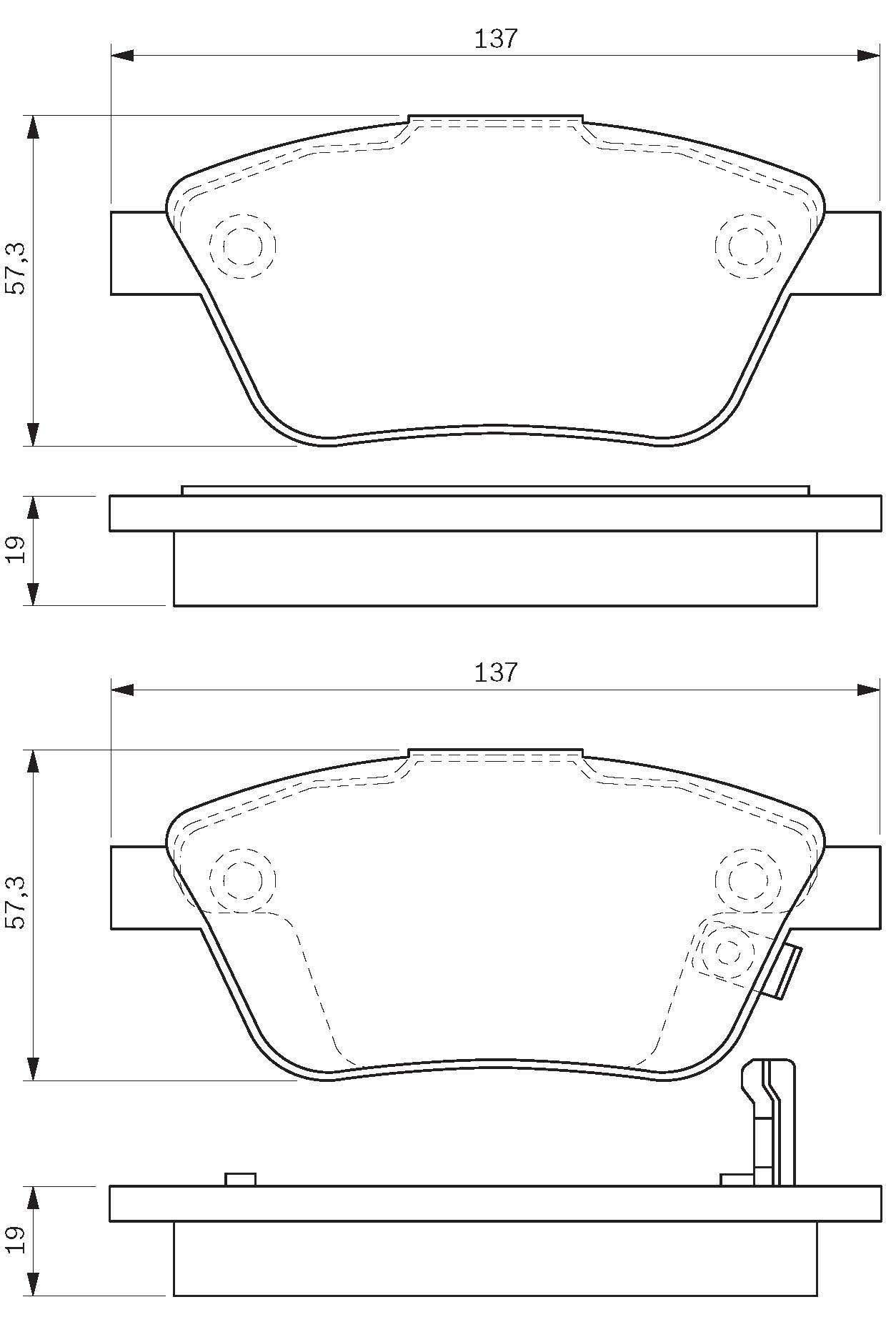 

Bosch 0986494157 Тормозные колодки