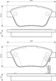0 986 494 157 Bosch Тормозные колодки