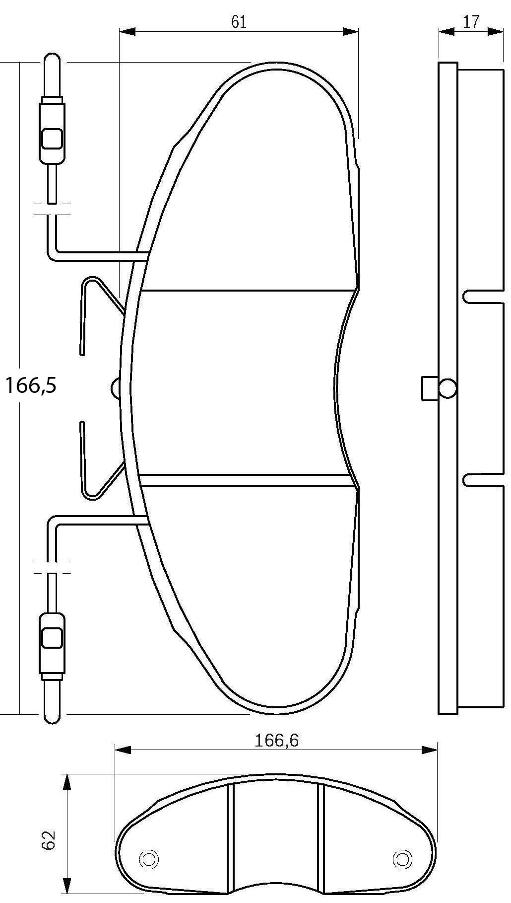 

Bosch 0986424080 Тормозные колодки