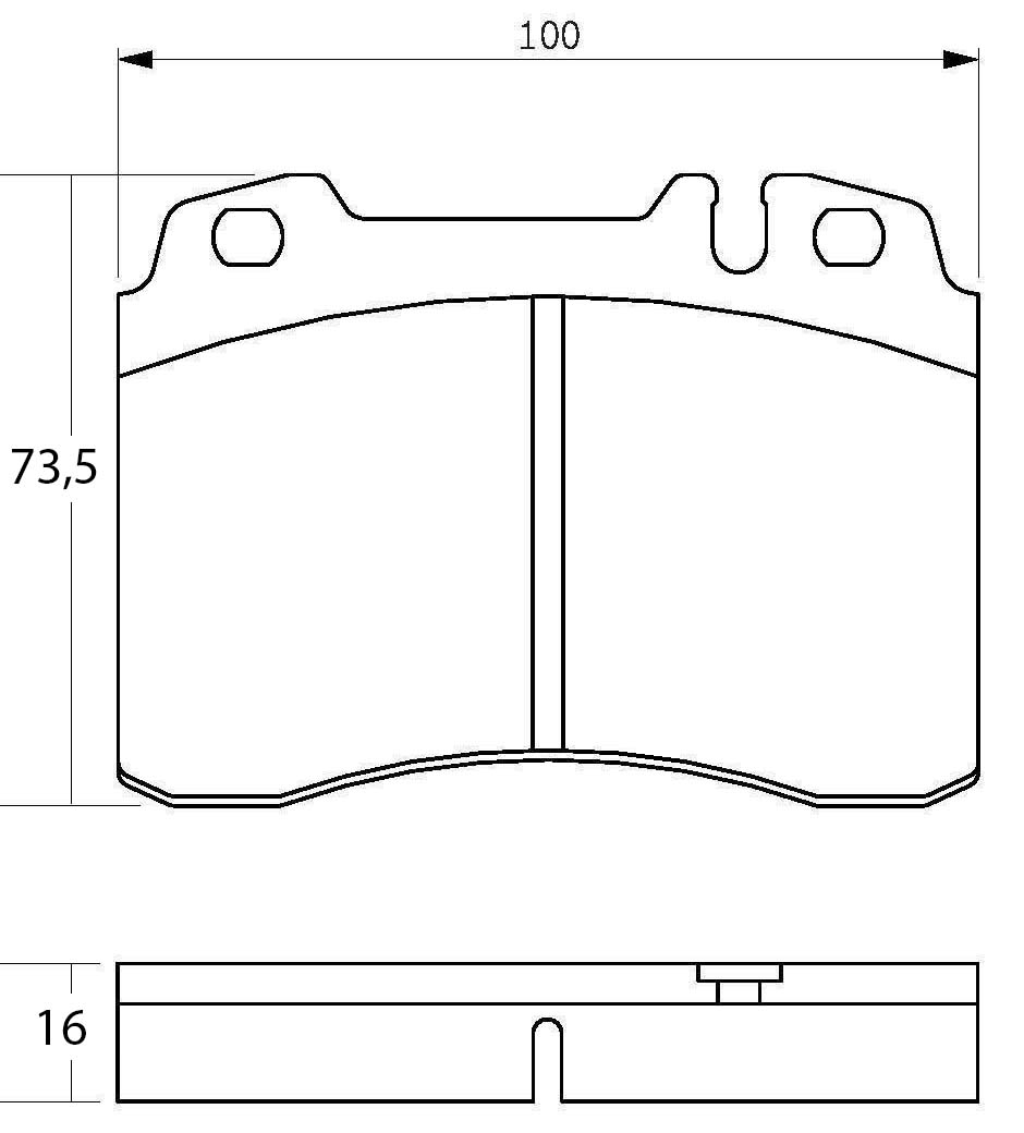 

Bosch 0986424170 Тормозные колодки