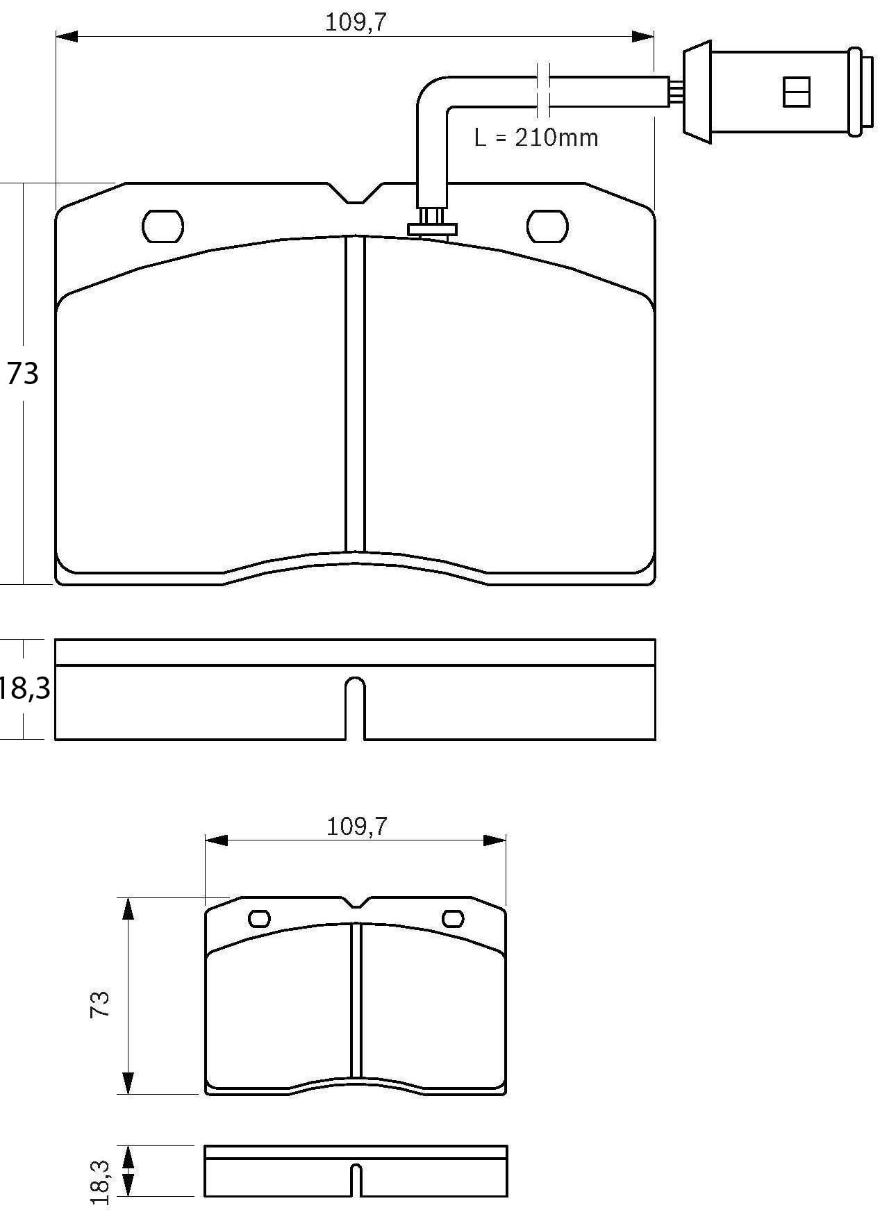 

Bosch 0986424144 Тормозные колодки
