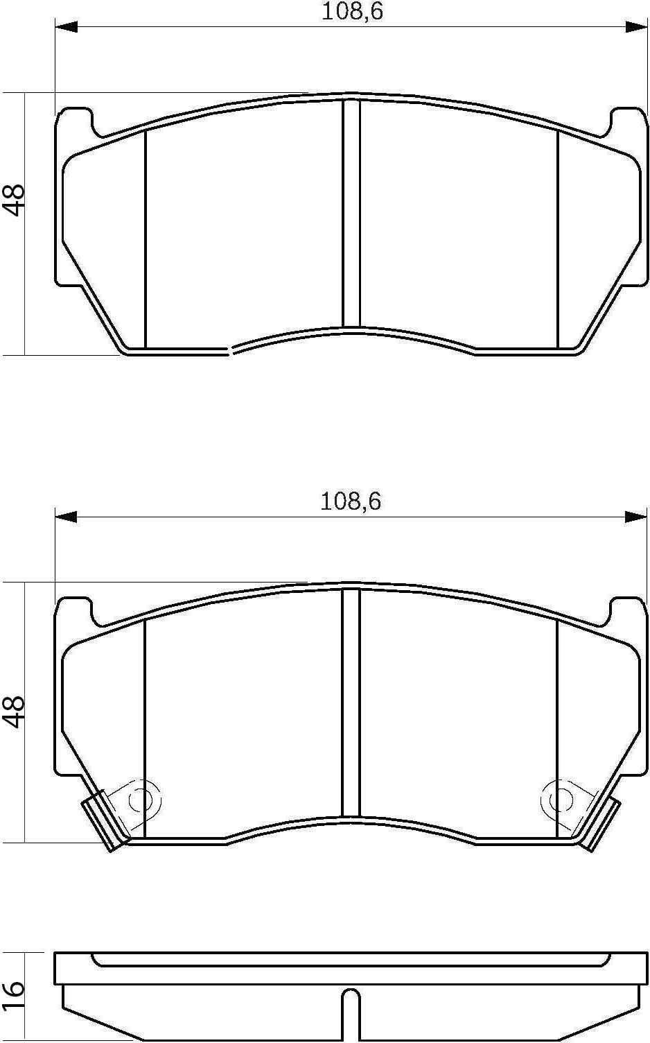 

Bosch 0986424369 Тормозные колодки