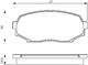 Гальмівні колодки Bosch 0 986 424 303 для Mazda MX-5