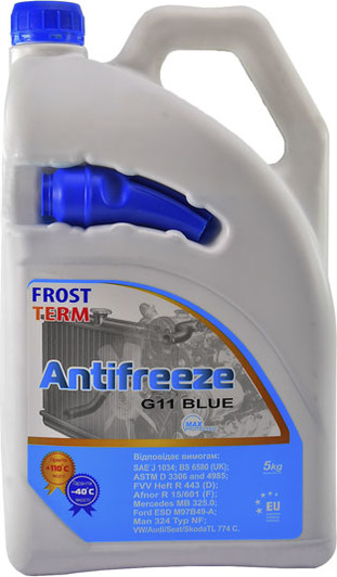 FrostTerm G11 синий -40 °C, 5 л (5ftg11) готовый антифриз 5 л