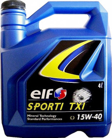 Моторное масло Elf Sporti TXI 15W-40 минеральное