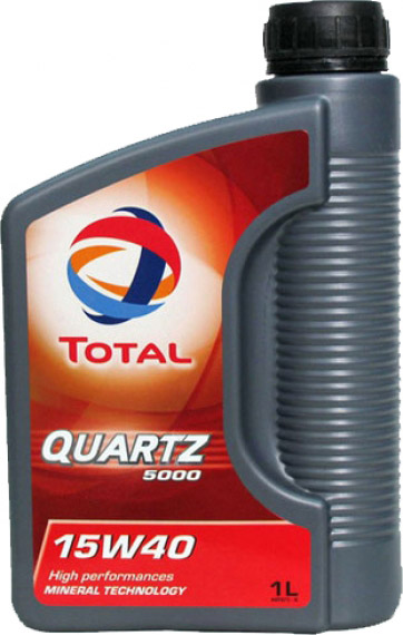 Моторна олива Total Quartz 5000 15W-40 1 л на Lancia Kappa