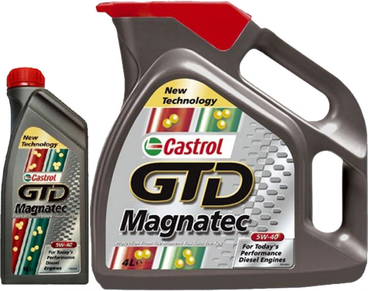 Моторное масло Castrol GTD Magnatec 5W-40 на Suzuki Celerio