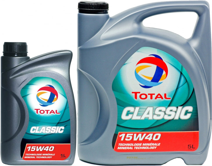 Моторное масло Total Classic 15W-40 на Nissan Trade