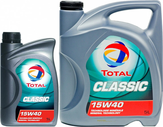 Моторное масло Total Classic 15W-40 на Citroen DS5