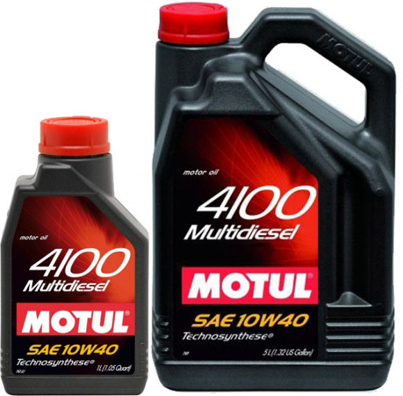 Моторное масло Motul 4100 Multi Diesel 10W-40 на Citroen C-Elysee