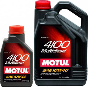 Моторное масло Motul 4100 Multi Diesel 10W-40 полусинтетическое