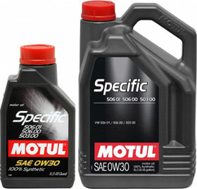 Моторное масло Motul Specific VW 0W-30 синтетическое