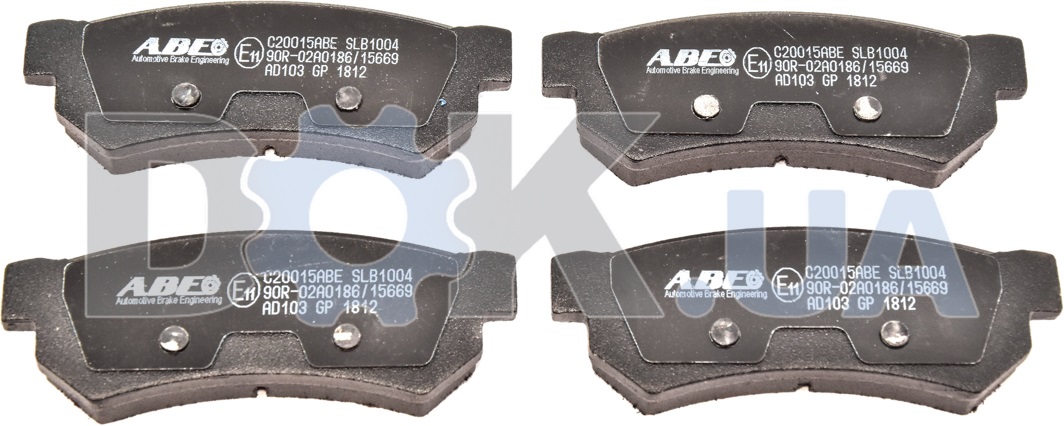 

Abe C20015ABE Тормозные колодки