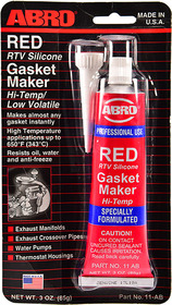 Формирователь прокладок ABRO Gasket Maker Hi-Temp (USA) красный