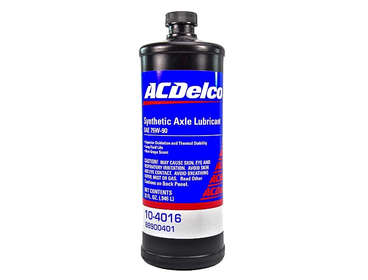 

Трансмиссионное масло ACDelco Axle Lubricant GL-5 75W-90 синтетическое 104016