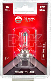 Автолампа AG-Autoparts Standard H7 PX26d 55 W прозора ag40113s