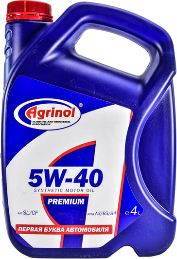 Моторное масло Agrinol Premium 5W-40 4 л на Honda FR-V
