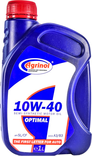 Моторное масло Agrinol Optimal 10W-40 1 л на Rover CityRover